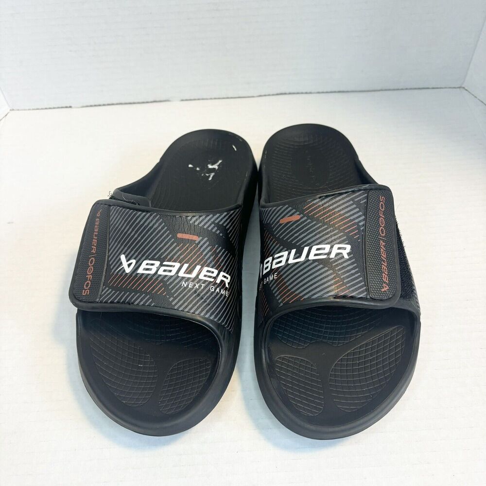 2024 Bauer OOFOS Next Game Sport‎ Flex Slide Red/Grey/Black Size M 7 W 9